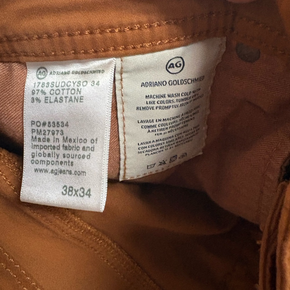 Men's AG Tellis Slim Fit Sateen Pants - Picture 7 of 7